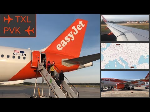 RELATÓRIO DE VIAGEM | Berlim Tegel para Aktion / Preveza | easyJet | TXL - PVK | U25951 | RELATÓRIO DE VOO