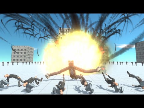 100 Rocky Circle vs Workshop Units Animal Revolt Battle Simulator