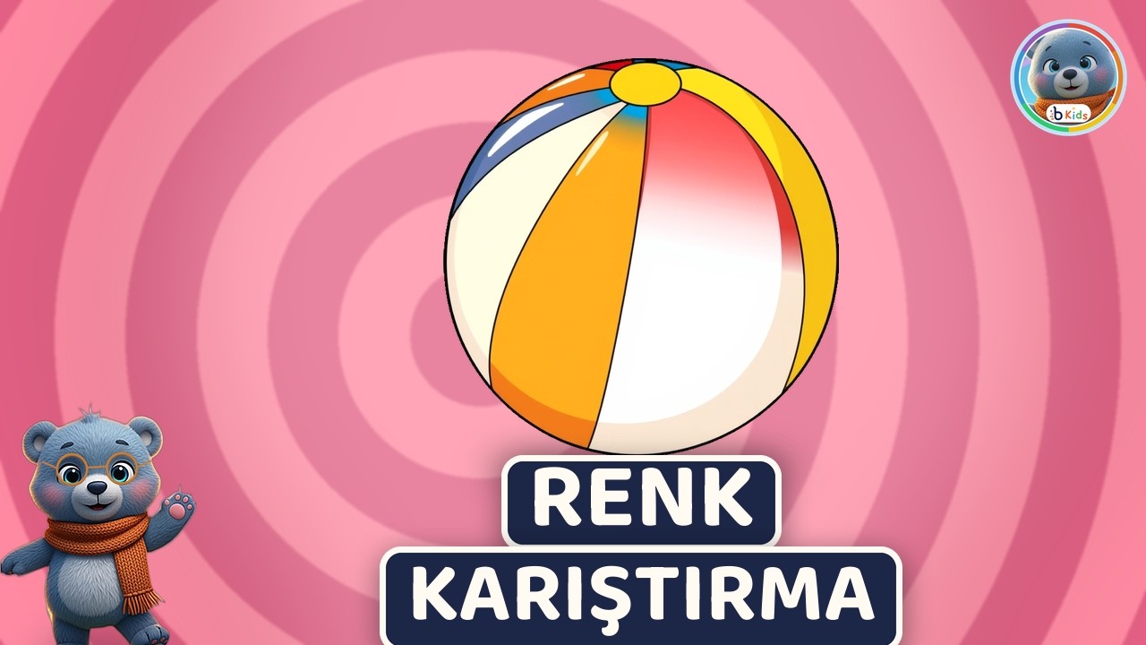Renk Karıştırma 🎨 Mavi + Sarı = Yeşil!