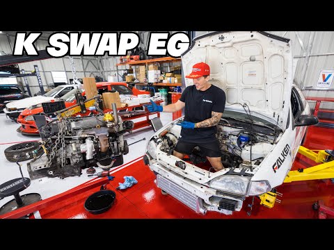 K Swapping My Honda Civic EG | Ep.2 First Steps for the Attack EG