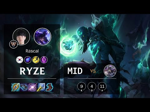 Ryze Mid vs Kassadin - KR Challenger Patch 10.5