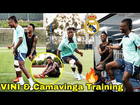 NO REST!🔥Vinicius Jr & Camavinga Training to Join Real Madrid First Team!🔥Massive Boost
