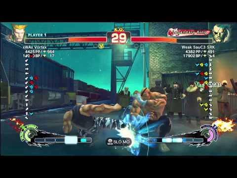 xWAx Vortex (Guile) vs. Weak SauC3 SRK (Sagat)