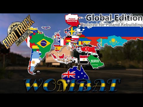 ETS2 1.37 - Promods 2.46 global map combo updated for Poland Rebuilding