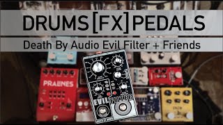 Video thumbnail for Death By Audio Evil Filter on Drums FX Pedals by Drums FX Pedals