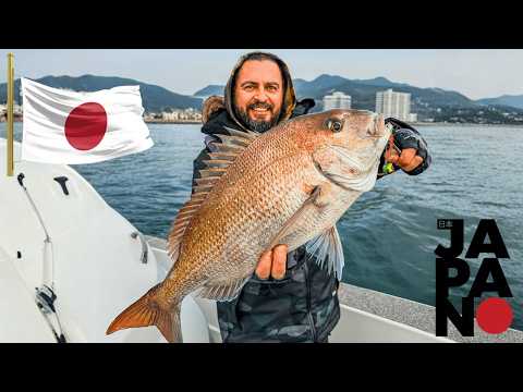 Fishing in Osaka, Japan. I caught a giant red fish! How to catch fish in Japan?