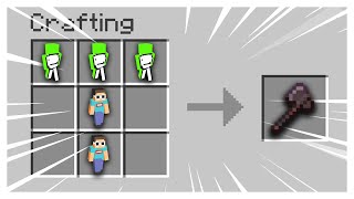 Minecraft but I can craft using Players