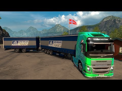 DOUBLE TRAILERS IN ETS 2 !   1.28 BETA VERSION !