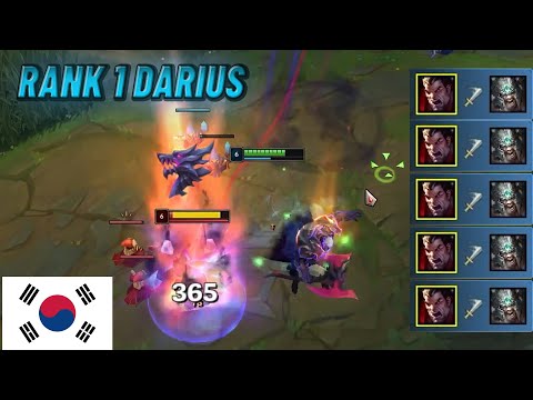 Rank 1 Darius RaiderGO carries vs Korean Tryndamere