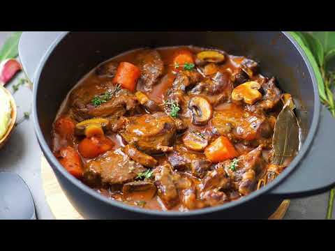 Boeuf Bourguignon/ لحم البقر بورغينيون / Beef Bourguignon