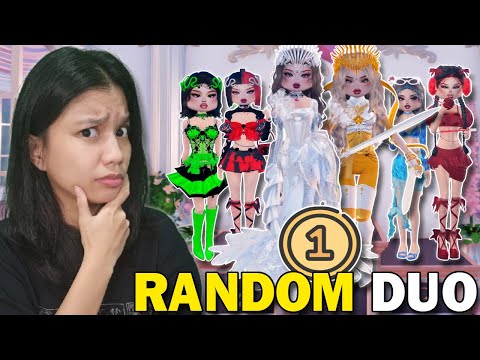 1ST PLACE ONLY with RANDOM DUO | Dress To Impress (Roblox)