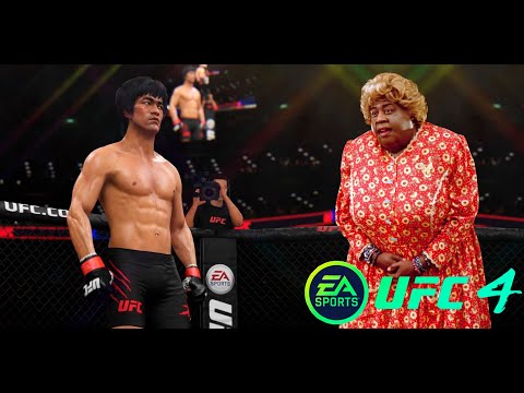 UFC4 Bruce Lee vs Big Old Lady EA Sports UFC 4 - Epic Fight
