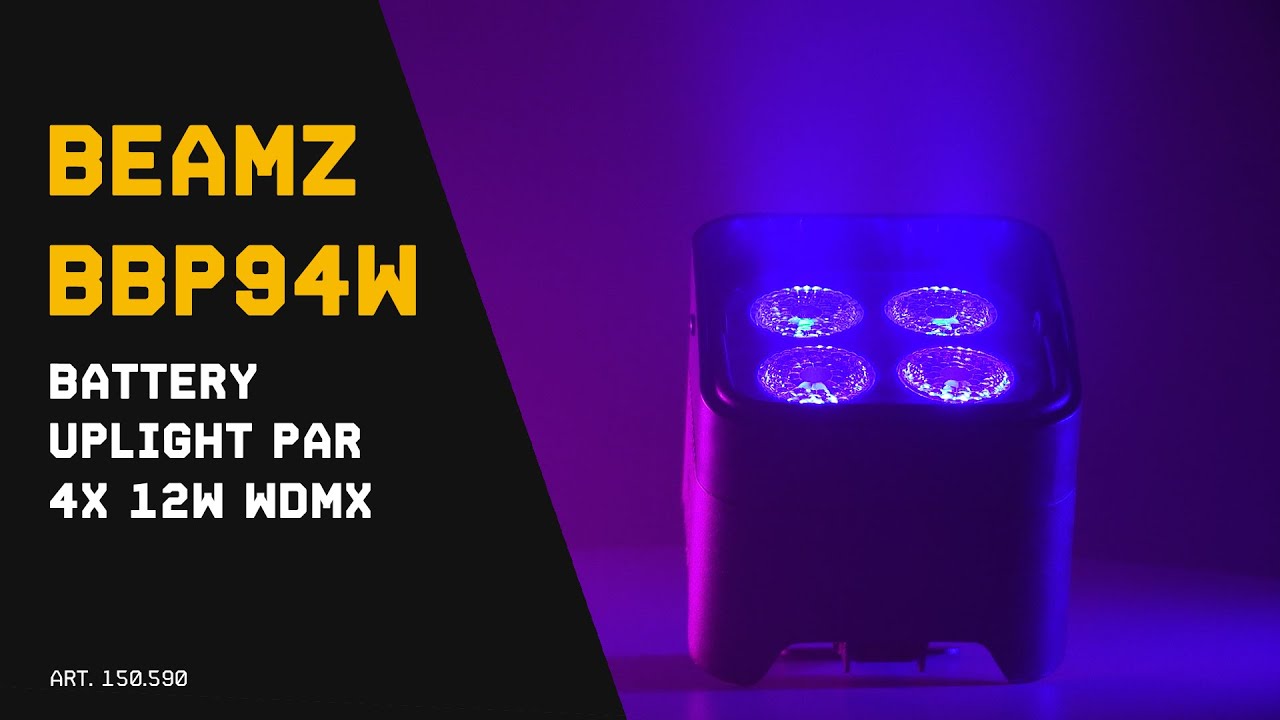 BeamZ Projecteur au sol BBP94W Uplight Par