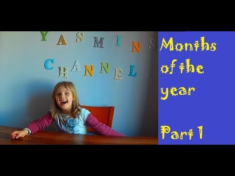 Months of the year (part 1) (English, Spanish and Portuguese)