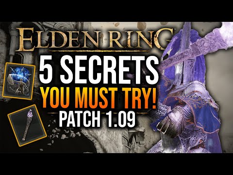 5 SECRETS in Elden Ring Latest Patch 1.09! (Hidden Mechanics)