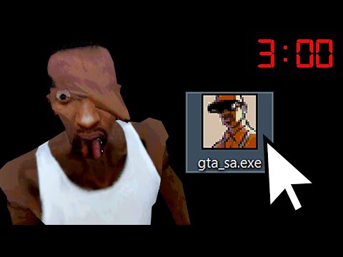 НИКОГДА НЕ ЗАПУСКАЙТЕ GTA SAN ANDREAS В 3 ЧАСА НОЧИ, ИНАЧЕ...