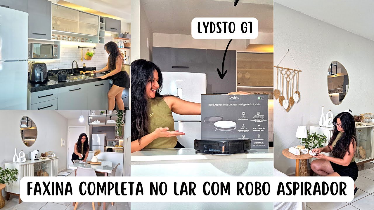 Miniatura da avaliação em vídeo de Robô Aspirador Lydsto G1 3 em 1 com Mapeamento e App