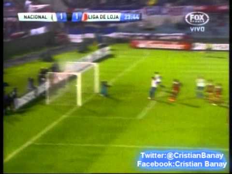 Nacional 1 Liga de Loja 2 (Tv Fox Sports) Copa Sudamericana 2012 Los goles (18/9/2012)