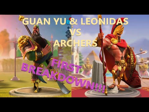 Guan Yu & Leonidas BREAKDOWN - VS Archers | Rise of Kingdoms