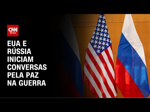 EUA e Rússia iniciam conversas pela paz na guerra | CNN NOVO DIA