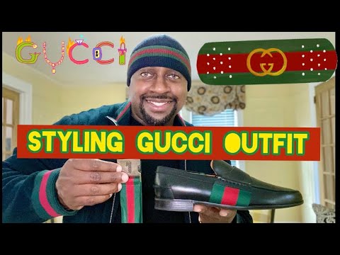 Styling a Gucci sweater with Gucci loafers