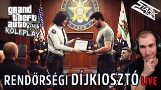 Rendőrségi Díjosztó! Vajon Ki Kapja a Liberty & Külön Díjakat? - GTA 5 RolePlay #85 -Stark Galaxy2.0