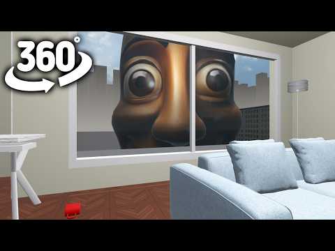 Giant Tung Tung Tung Sahur in the City! | 360° VR Animation
