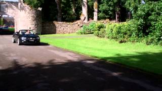 preview picture of video 'MG Car Rally Convoy Scone Palace Perth Perthshire Scotland'