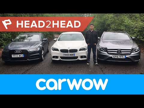 Mercedes E-Class vs BMW 5 Series vs Audi A6 Saloon 2017 review | Head2Head
