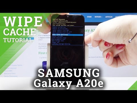 How to Wipe Cache Partition in SAMSUNG Galaxy A20E - Reset Cache Files