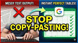 Stop Copy-Pasting! How to Export Gemini to Excel & JSON (Lesson 7)
