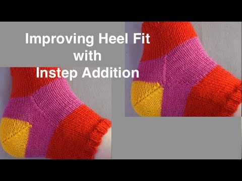 Improving Heel Fit With Instep Addition