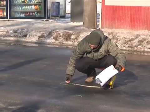 Следственный эксперимент на месте смертельного ДТП на Салтовке