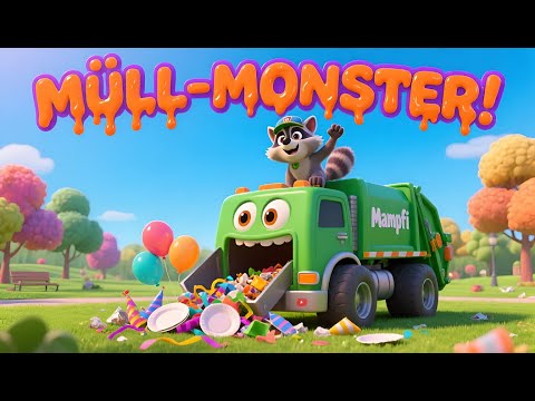 The Garbage Truck Song for Kids 🚛 | RUMBLE-RUMP! The Garbage Monsters Are Here! Children's Songs