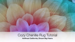 Cozy Chenille Rug with Hoffman