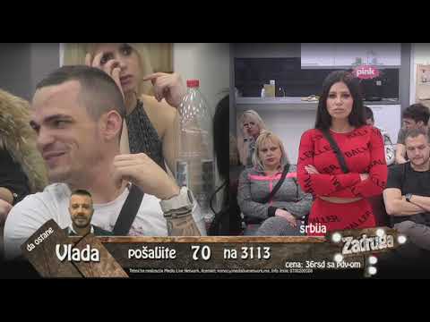 Zadruga 2 - Staniji saopšteno da ju je ostavio Vlada, 1. deo - 03.03.2019.