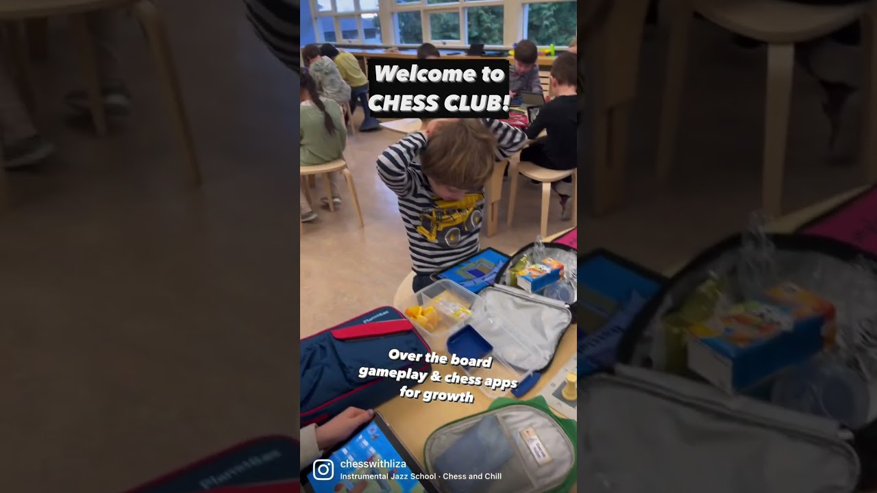 Kids LOVE #chessclub ✨ Behind the scenes 🎬 I teach in schools and online #game #boardgames