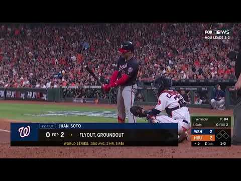 Juan Soto vs verlander serie mundial