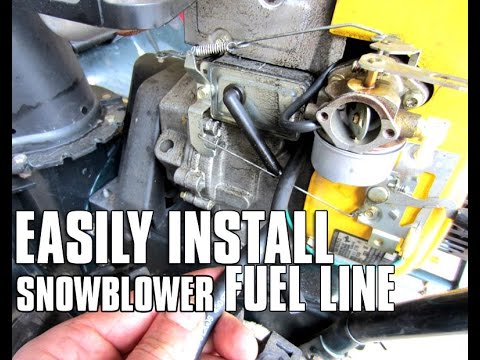 Snowblower FUEL LINE HACK! - HOW-TO Easily Install Fuel Line On Your Tecumseh Engine