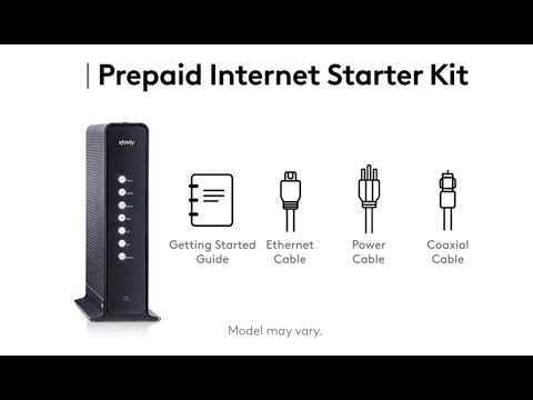 Setting Up Your Xfinity Prepaid Internet Service Using the Self-Install Kit