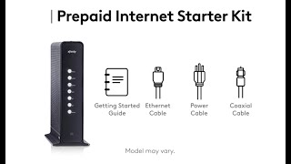 Setting Up Your Xfinity Prepaid Internet Service Using the Self-Install Kit