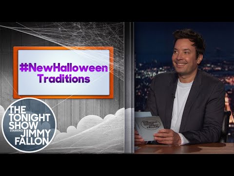 標籤。#新萬聖節傳統 (Hashtags: #NewHalloweenTraditions)