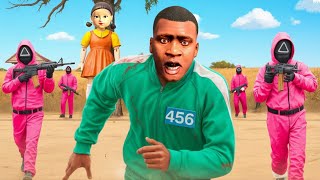 Franklin Playing SQUID GAME in GTA 5 | Red Light Green Light Squid Game