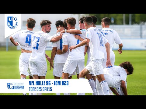 Tore des Spiels: VfL Halle 96 - FCM U23, Oberliga 7. Spieltag