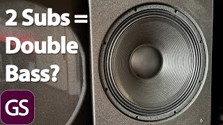 PSA S3612 Subwoofer Compression Test & Single vs Dual Subs
