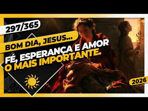 FÉ, ESPERANÇA E AMOR: O MAIS IMPORTANTE – Bom dia, Jesus! 297/365 (2026)