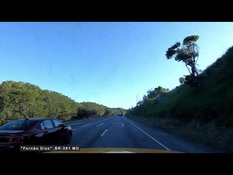 De: Ribeirão Vermelho_BR-381_Fernão Dias/Para: Naque-BR-381 MG. Vídeo 01 de 06.