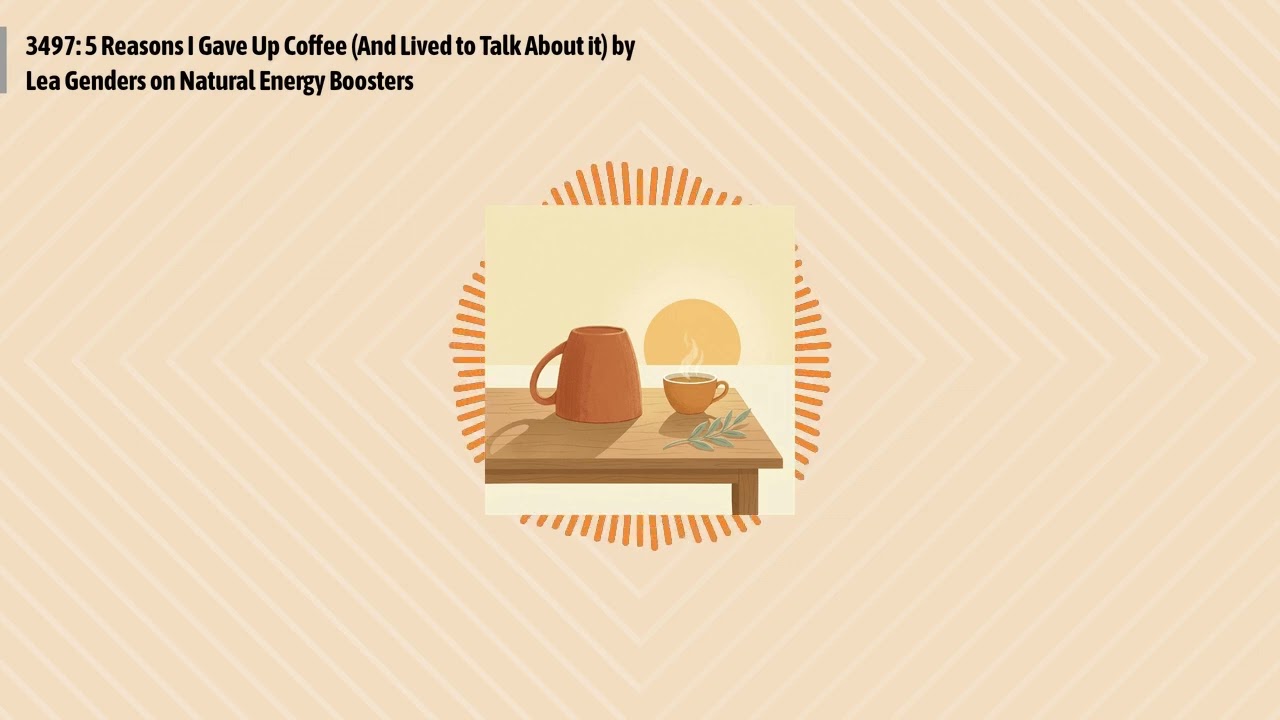 3497: 5 Reasons I Gave Up Coffee (And Lived to Talk About it) by Lea Genders on Natural Energy...