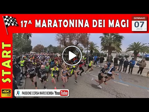 🏁PARTENZA🏁 🏆17^ Maratonina dei Magi🏆 7 GENNAIO 2023  🇮🇹San Benedetto del Tronto (AP) MARCHE ITALY 🇮🇹