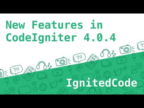 3 New Features in CodeIgniter 4.0.4